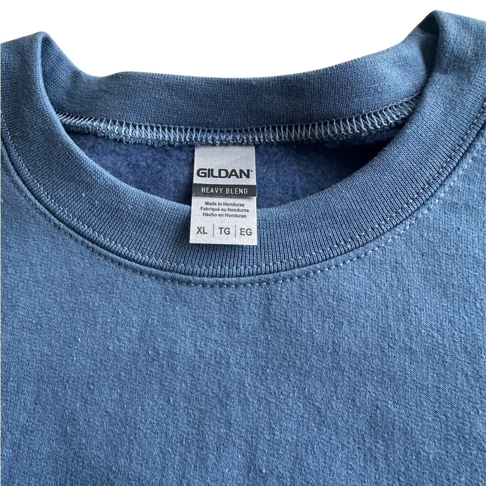 BABE Women's Blue Crewneck Embroidered Sweatshirt XL NWOT - Picture 4 of 5